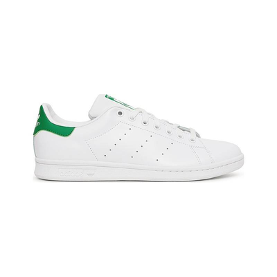 Adidas stan smith mens shoes, White / Green, medium