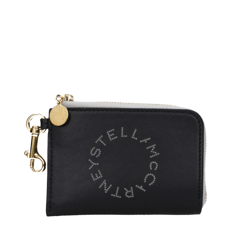 Black leather wallet-null