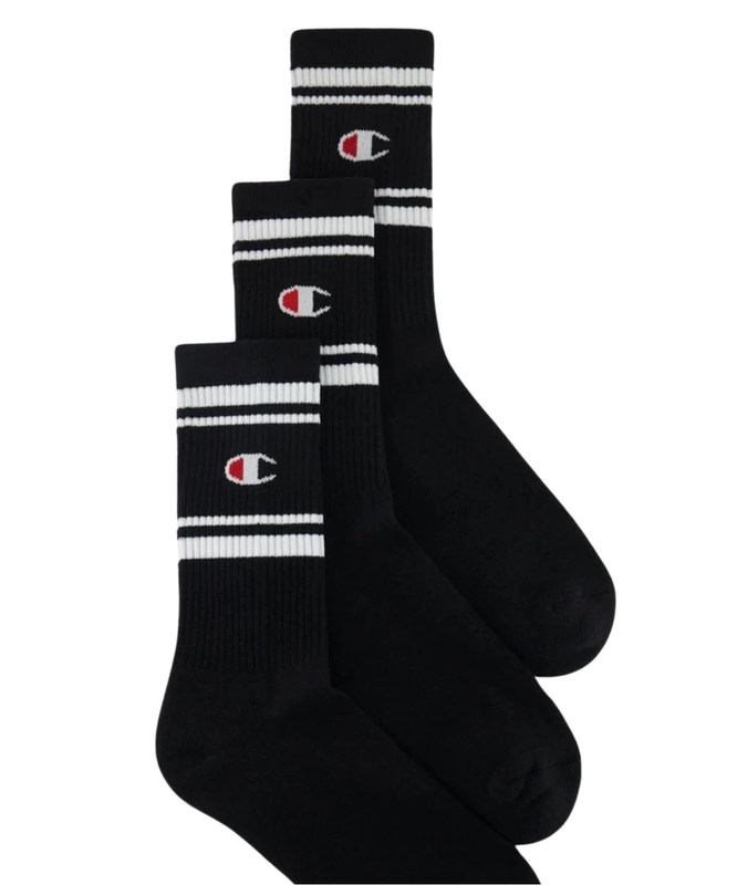Product image: Champion unisex 3pk crew socks (u20081)-black-null