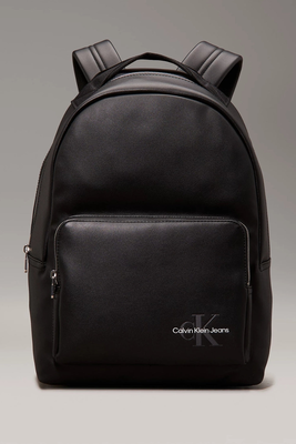 Monogram soft campus bag, Black, medium