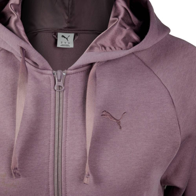 Essentials elevated satin fz hoodie fleece-null