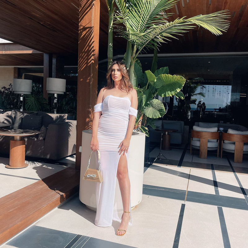 Maxi tull dress-null