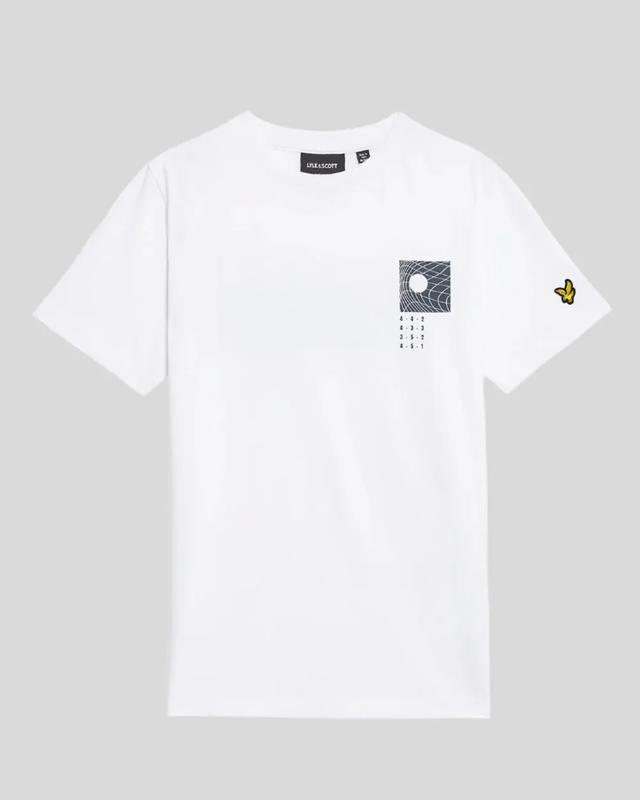 Disrupt graphic print t-shirt white 626-null