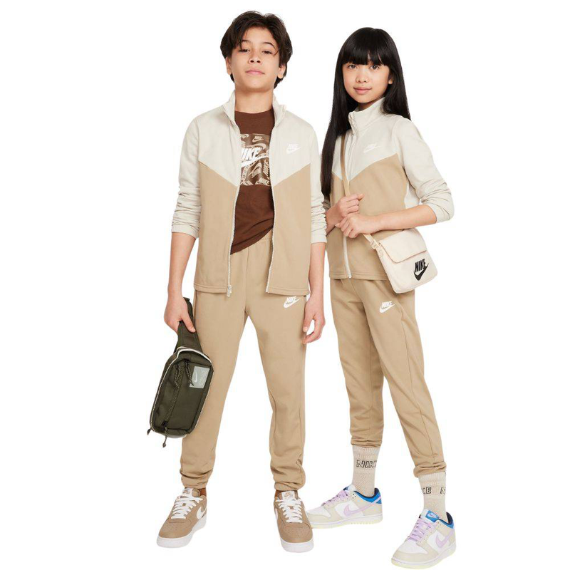 Kids poly full-zip tracksuit-null