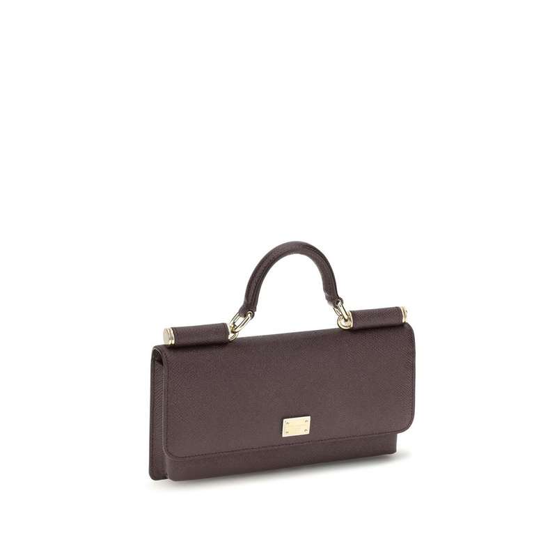 Brown calf leather bos taurus shoulder bag-null