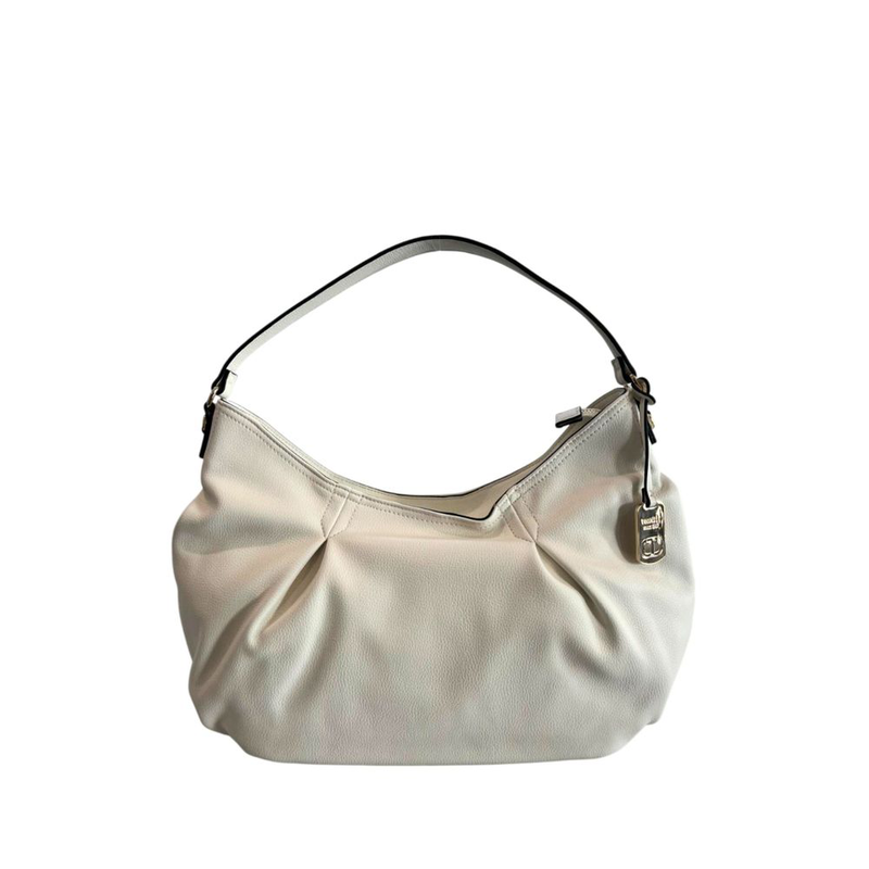 White pu women shoulder bag-null