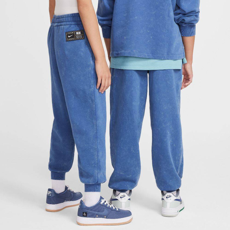 Nike sportswear kids fleece wash pant image number null
