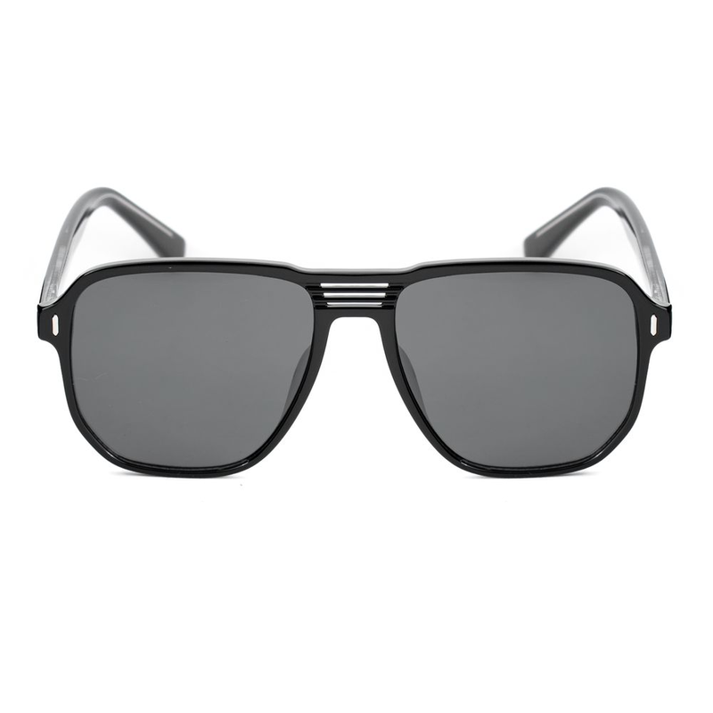 Black acetate sunglasses-null
