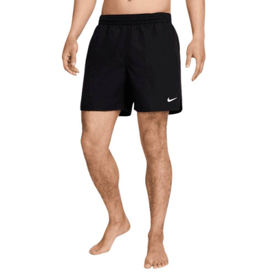 Essential mens 5" volley swimshort, Black, medium
