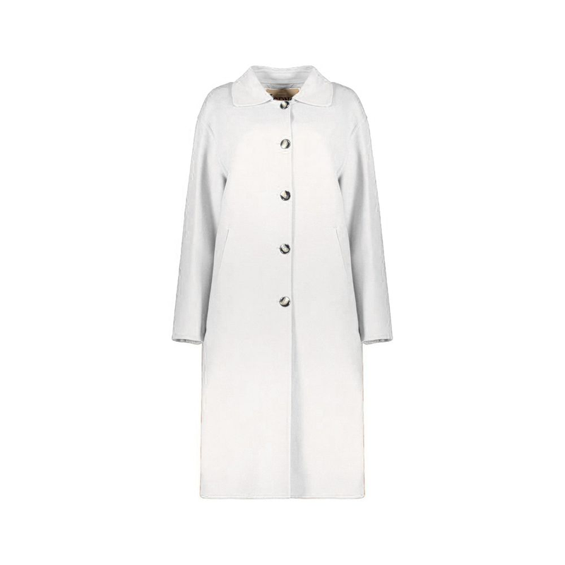 White wool coat-null