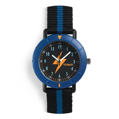 Flash blue sports watch
