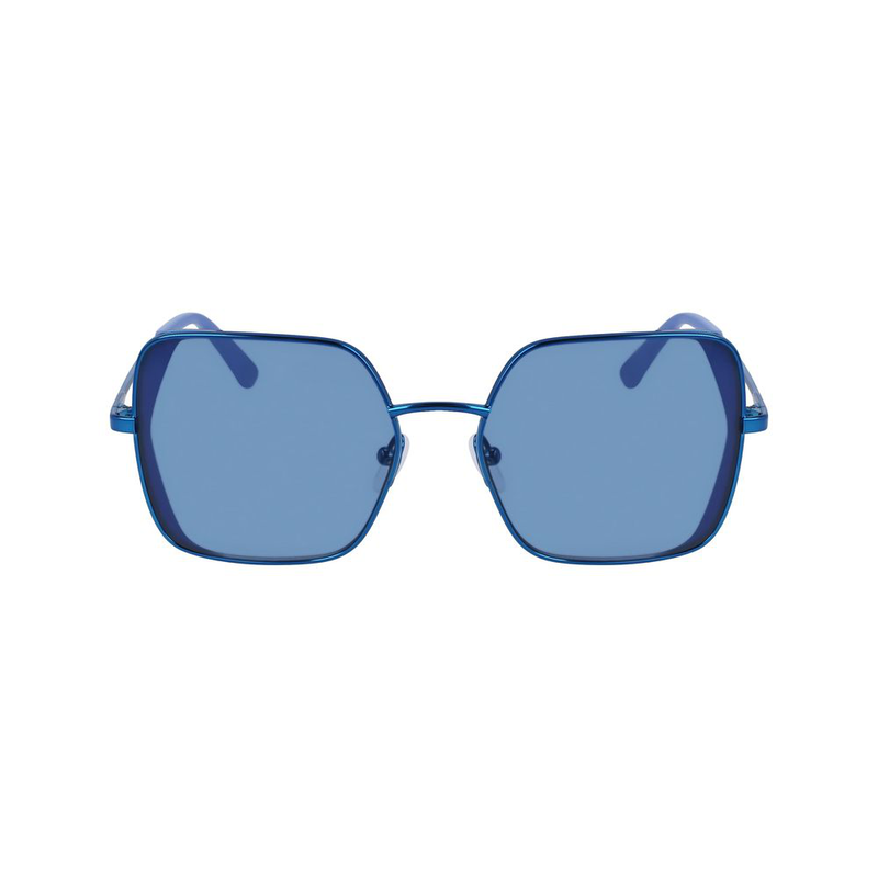 Blue metal sunglasses-null