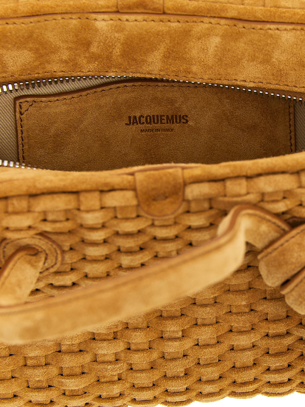 Beige calfskin handbag-null
