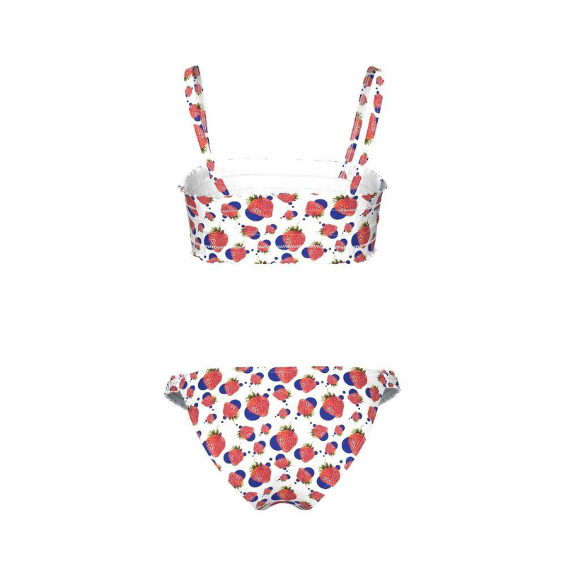 Girls vintage bikini bandeau set-null