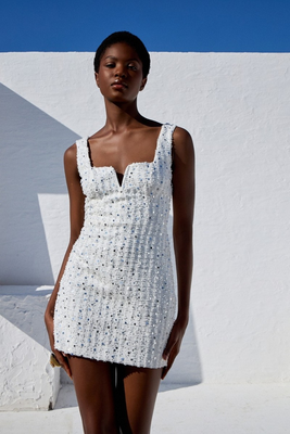 Be you dress, White, medium