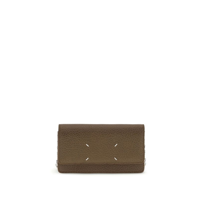 Brown calf leather bos taurus wallet-null
