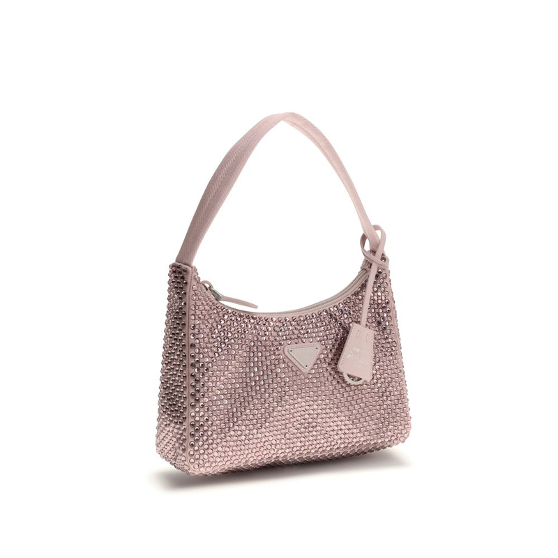 Multicolor viscose shoulder bag-null