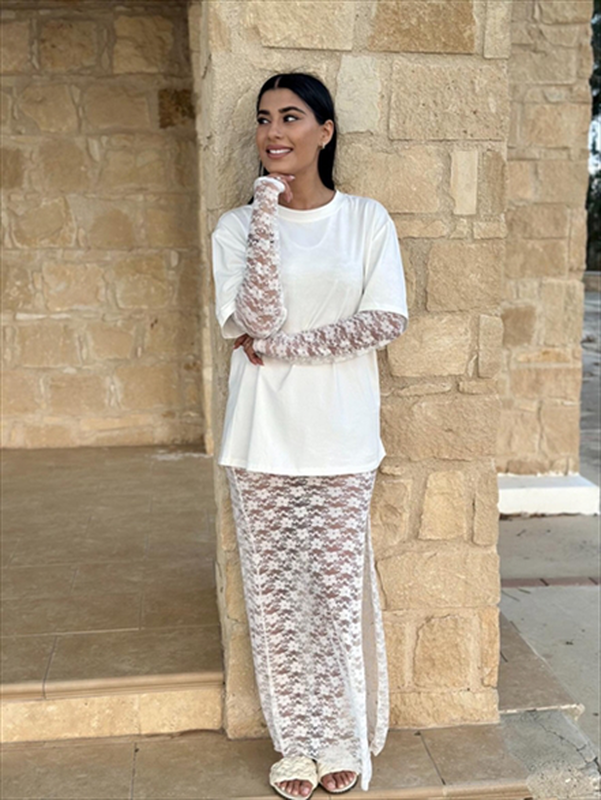 Two pieces dress-null