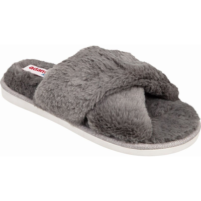 Adams womens slippers, Grey, medium