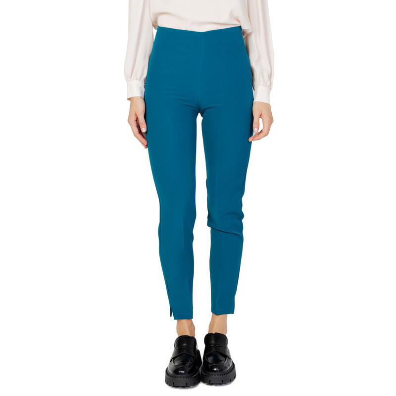 Black polyester pants-null