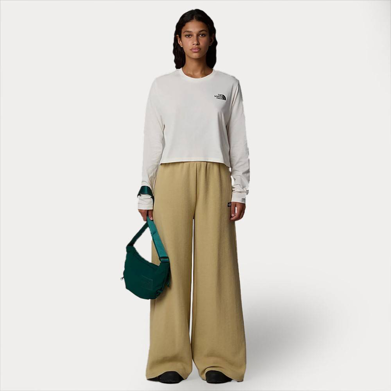 Product image: Womens longsleeve simple dome crop t-shirt-null
