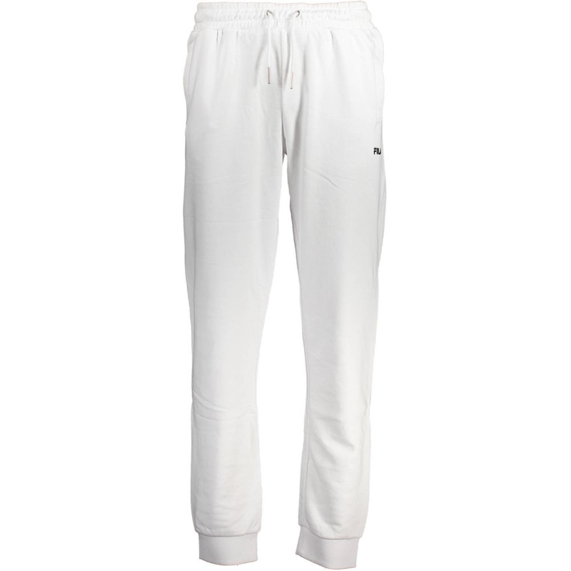 White cotton men's sweatpants-null