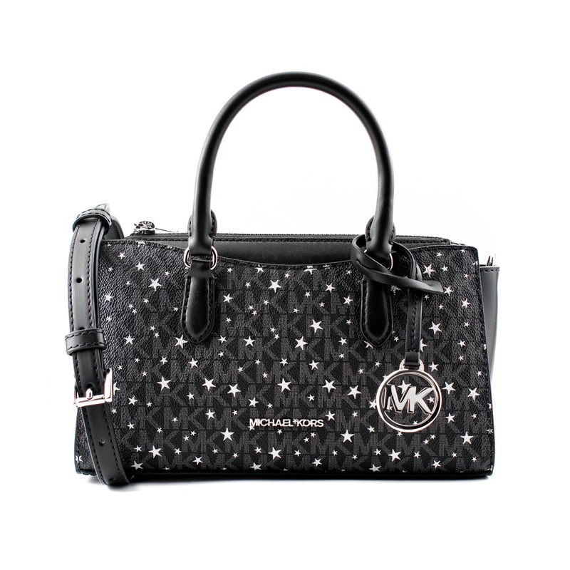 Black canvas handbag-null