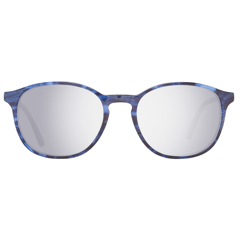 Blue plastic sunglasses-null
