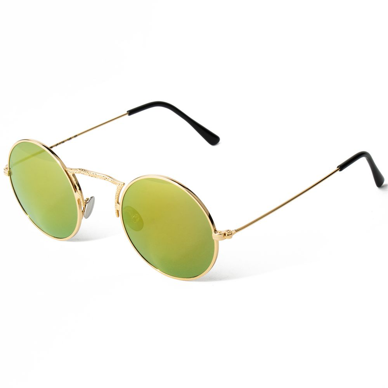 Gold metal sunglasses-null