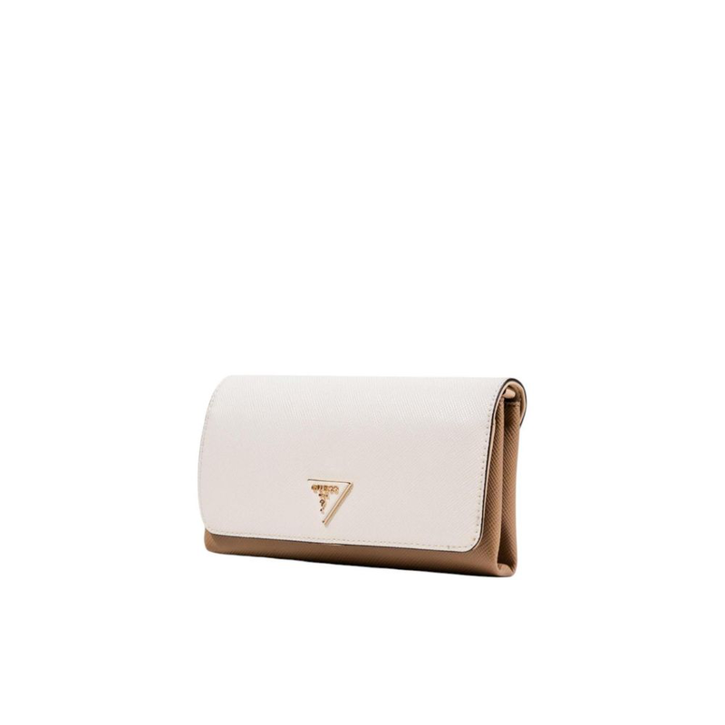 Beige polyethylene clutch bag-null