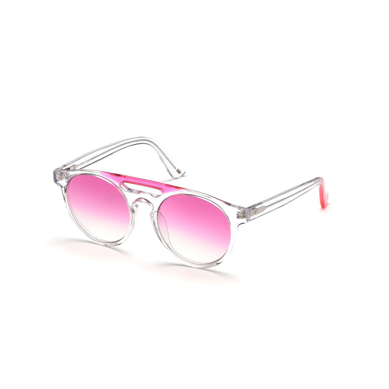 Transparent plastic sunglasses-null