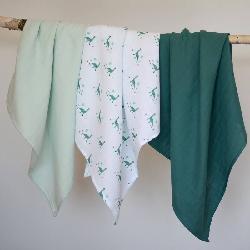 Beaba cotton muslin x3 - jurassique-null