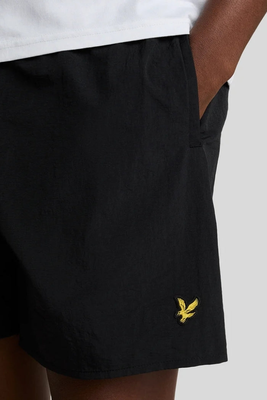 Plain swimsuit, Black, medium