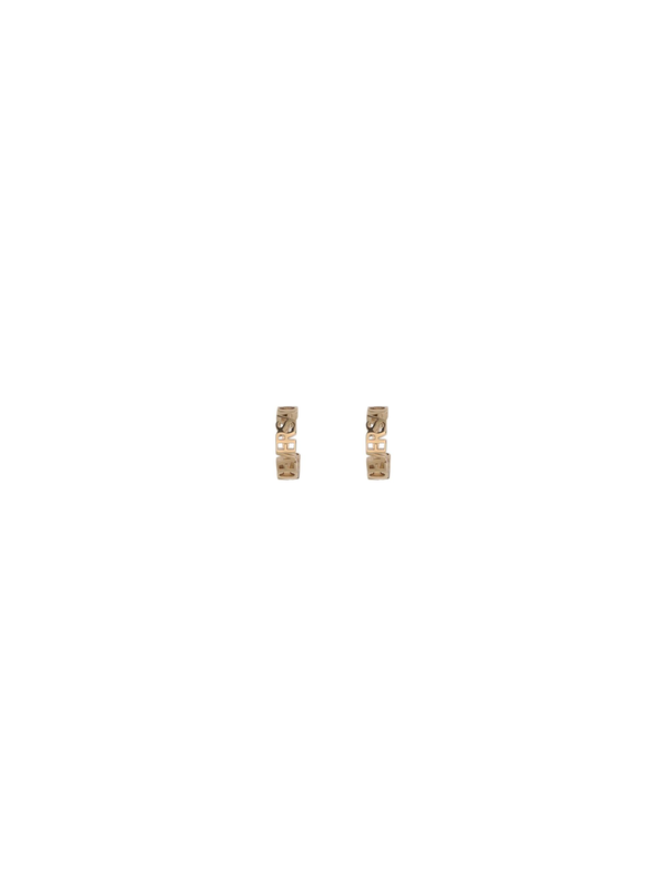 Gold brass earrings-null