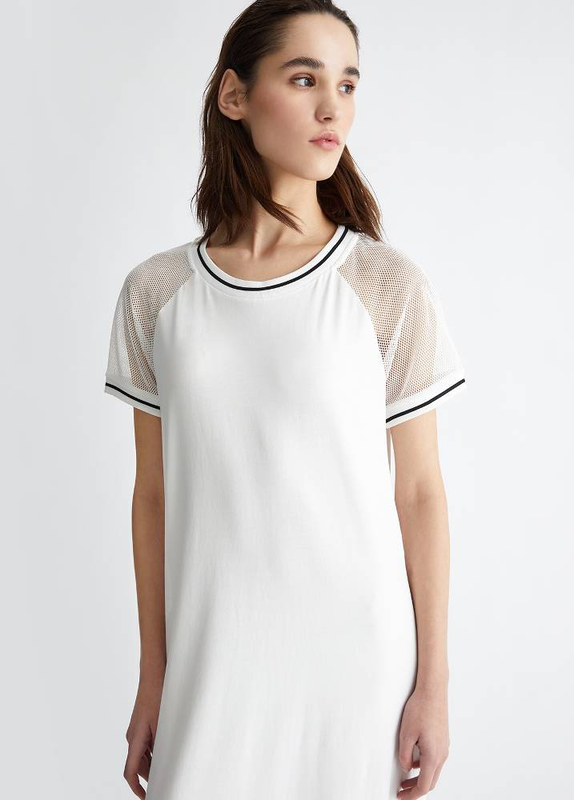 Product image: Maxi dress with mesh sleeves-null