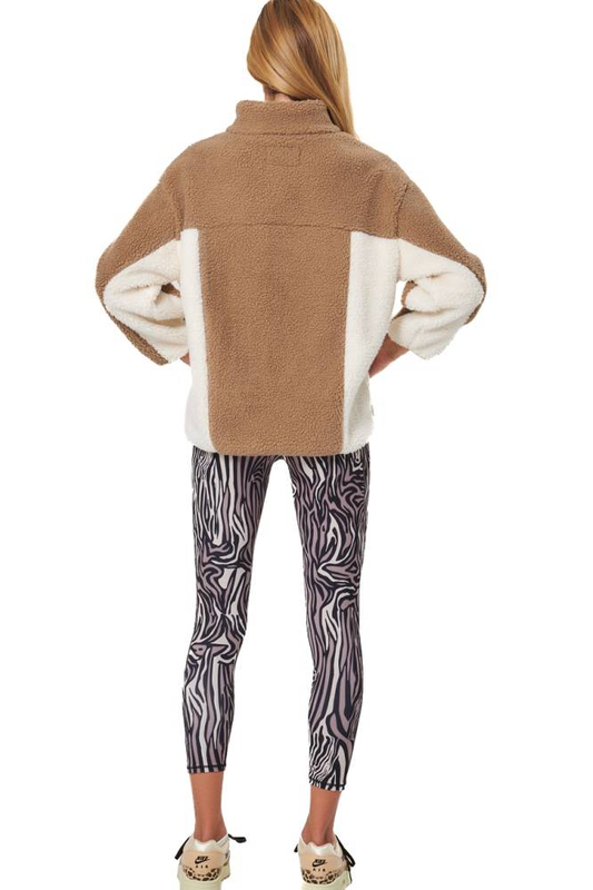 Women's faux-sheepskin jacket-null