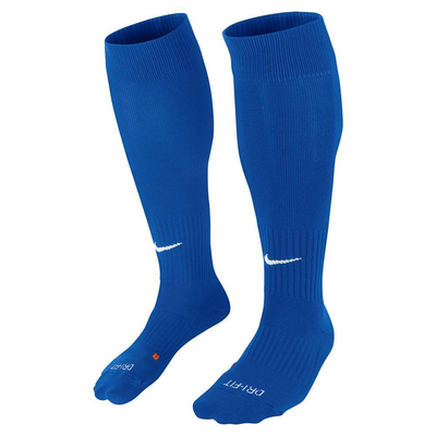 Classic II cushion football sock, Royal / White, medium