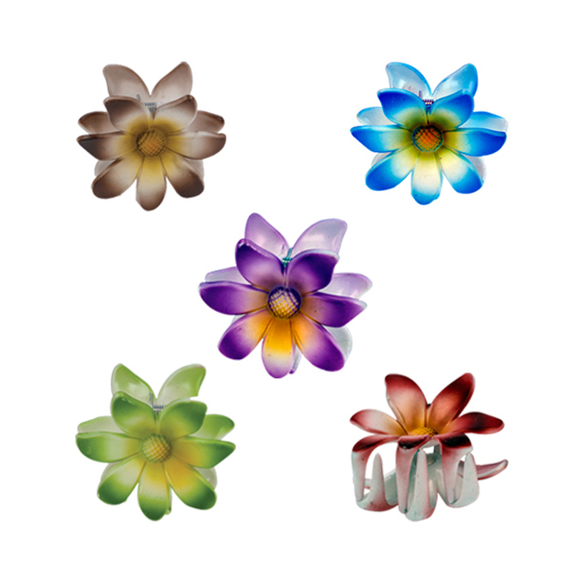 Gradient flower hair clips &ndash; soft colors, strong hold-null
