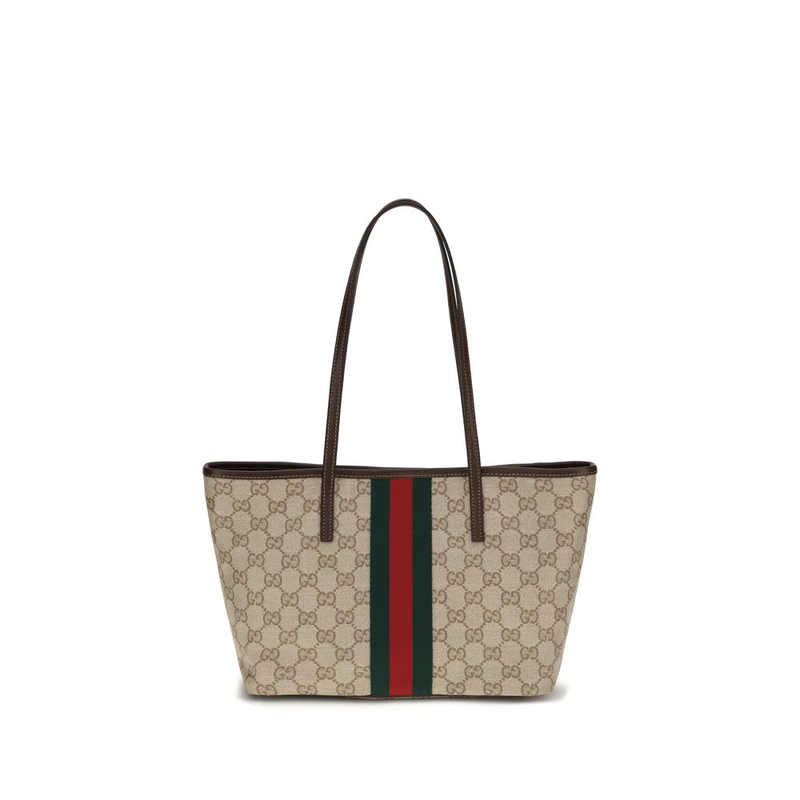 Beige cotton shoulder bag-null