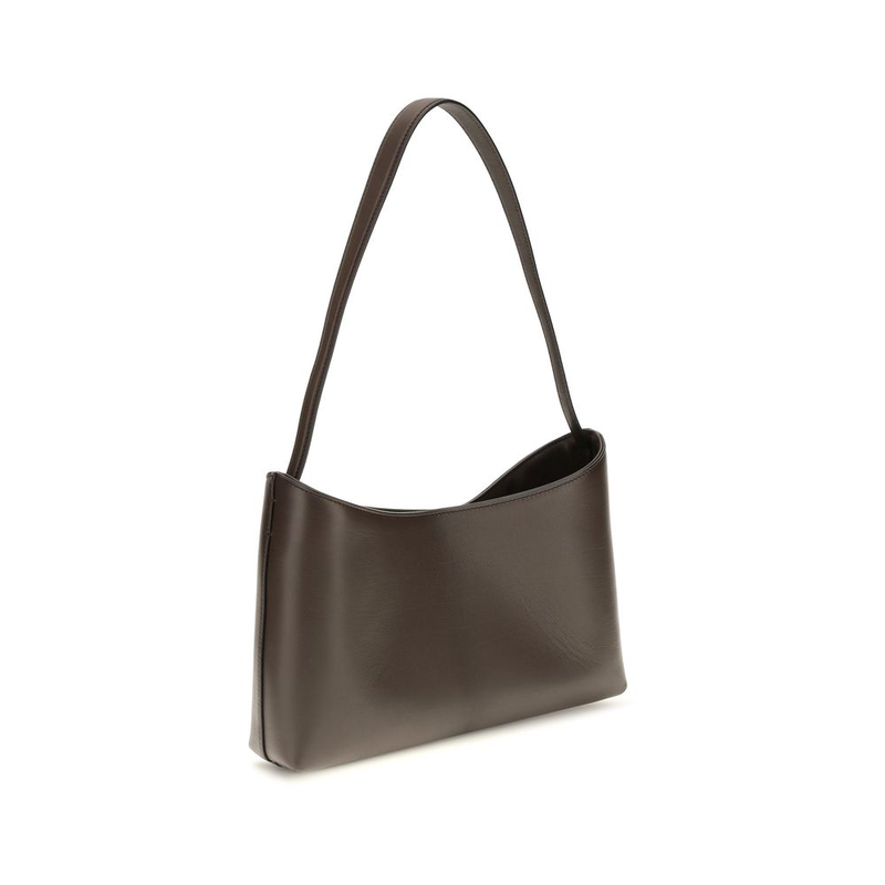Brown calf leather bos taurus shoulder bag-null