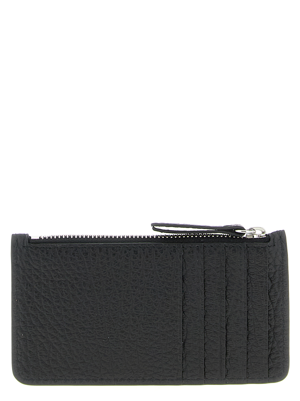 Black calfskin cardholder-null