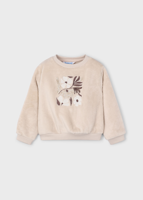 Fur pullover, Beige, medium