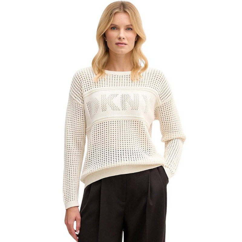 Logo knitted crew-null