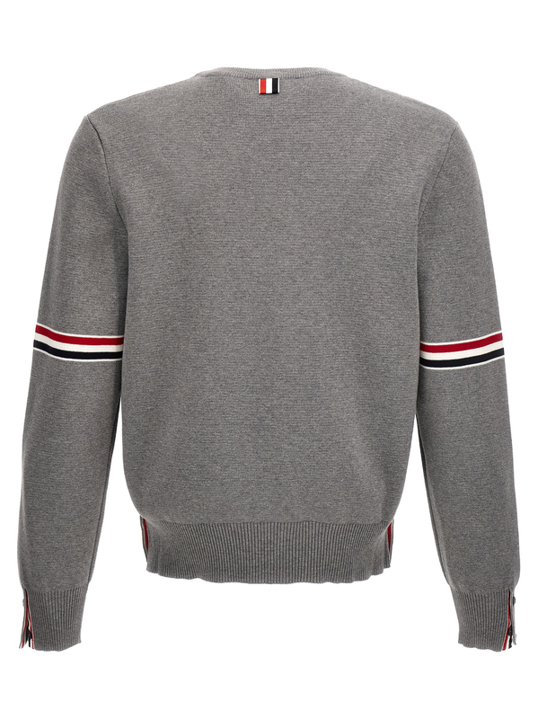 Gray cotton cardigan-null