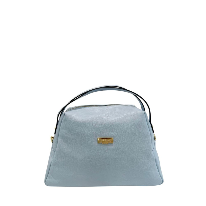 Blue leather women bag-null