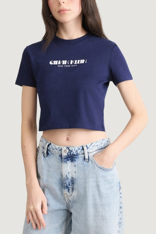 Ss logo cropprd tee - Calvin Klein-null