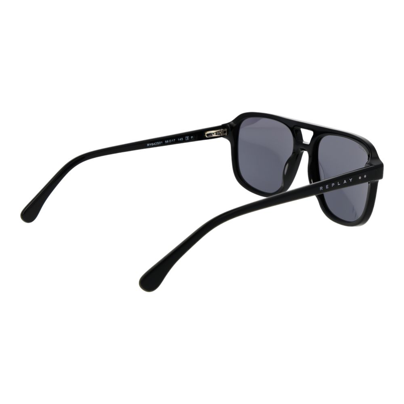 Black acetate sunglasses-null