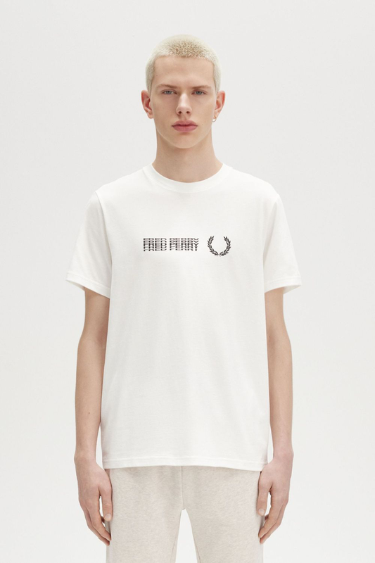 Fred perry split graphic t-shirt-null