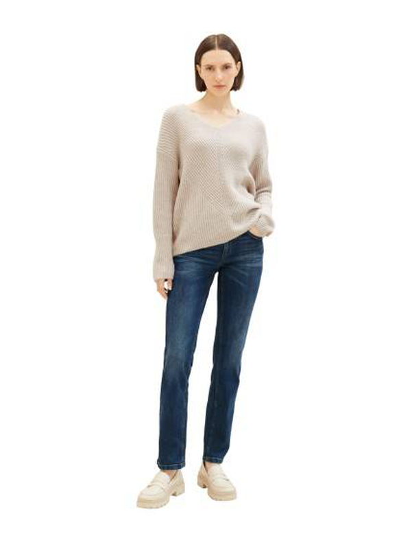 Product image: Tom tail trousers womens mid stone wash denim-null