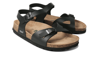 Neu b ludwigshafen black unisex sandals, Black, medium